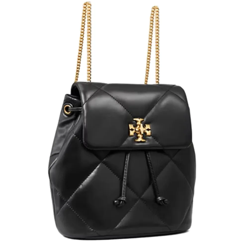 Sac à Dos Seau Élégant Matelassé Noir