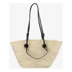 Sac en paille avec logo