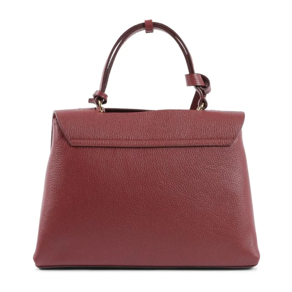 Sac à main en cuir rouge