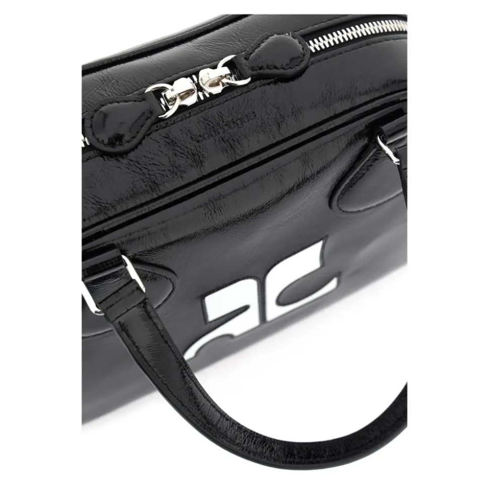 Sac à main en cuir verni Reedition Box