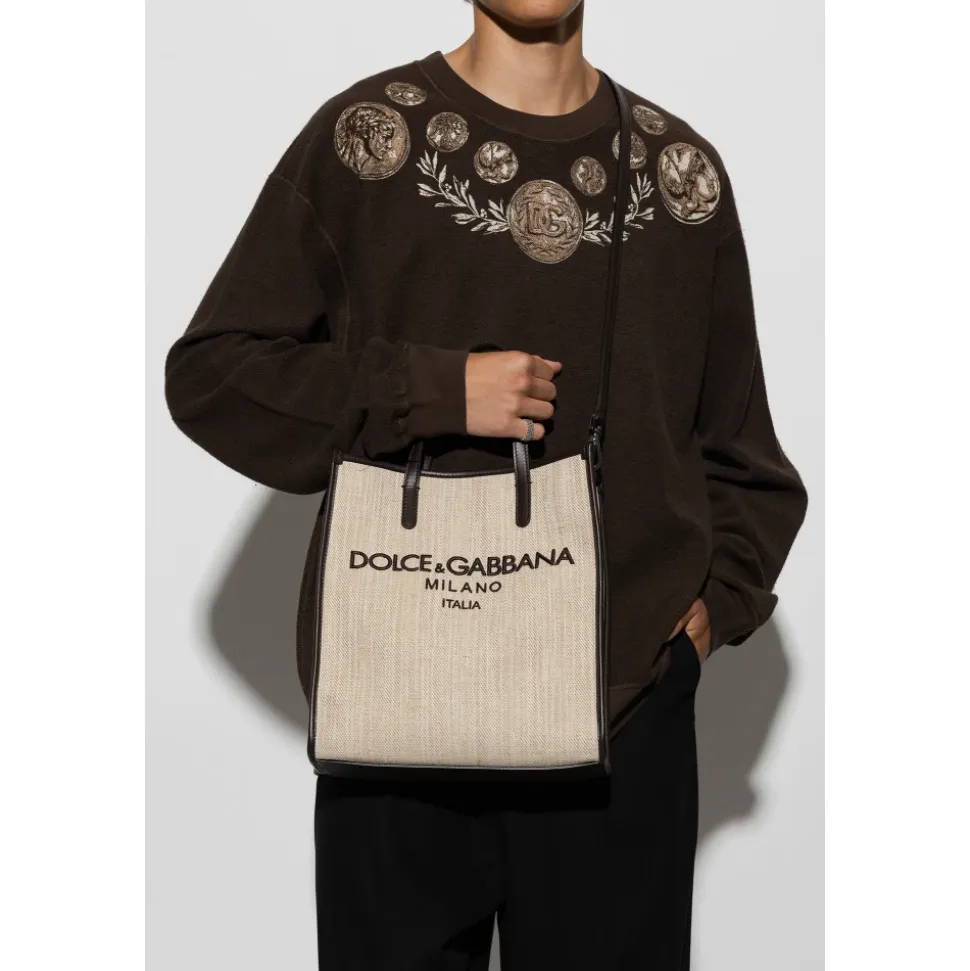 Sac shopper avec logo