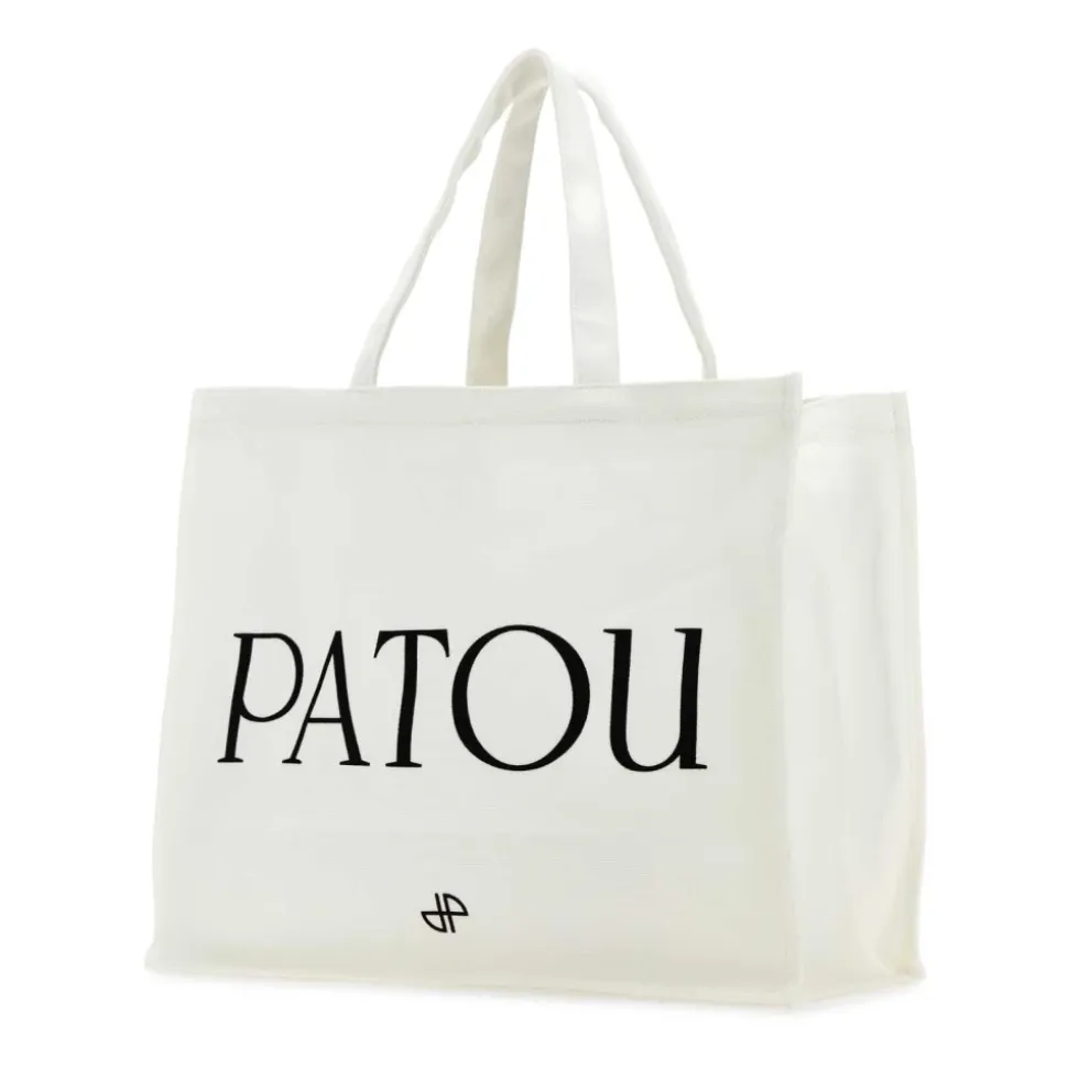 Sac Shopping Blanc en Coton