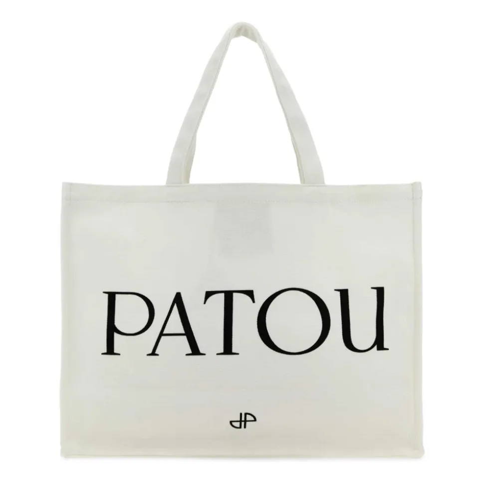 Sac Shopping Blanc en Coton