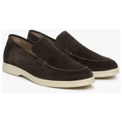 Saddle Suede Loafers