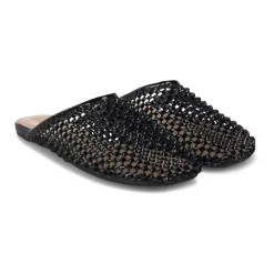 Sandale Mule Plate en Maille