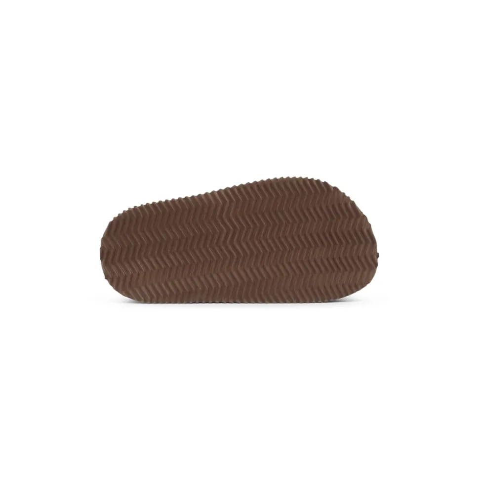 Sandales Beige à Plateforme avec Double Boucle