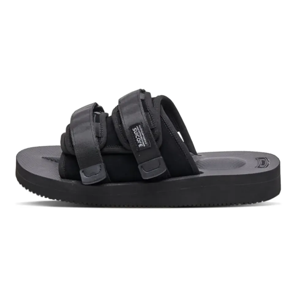 Sandales noires minimalistes avec semelle Vibram
