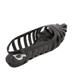Sandales plates contemporaines avec élastique cheville