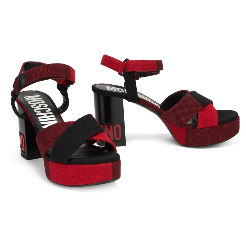 Sandales à talons hauts avec plateforme