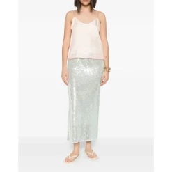 Sequined Long Skirt