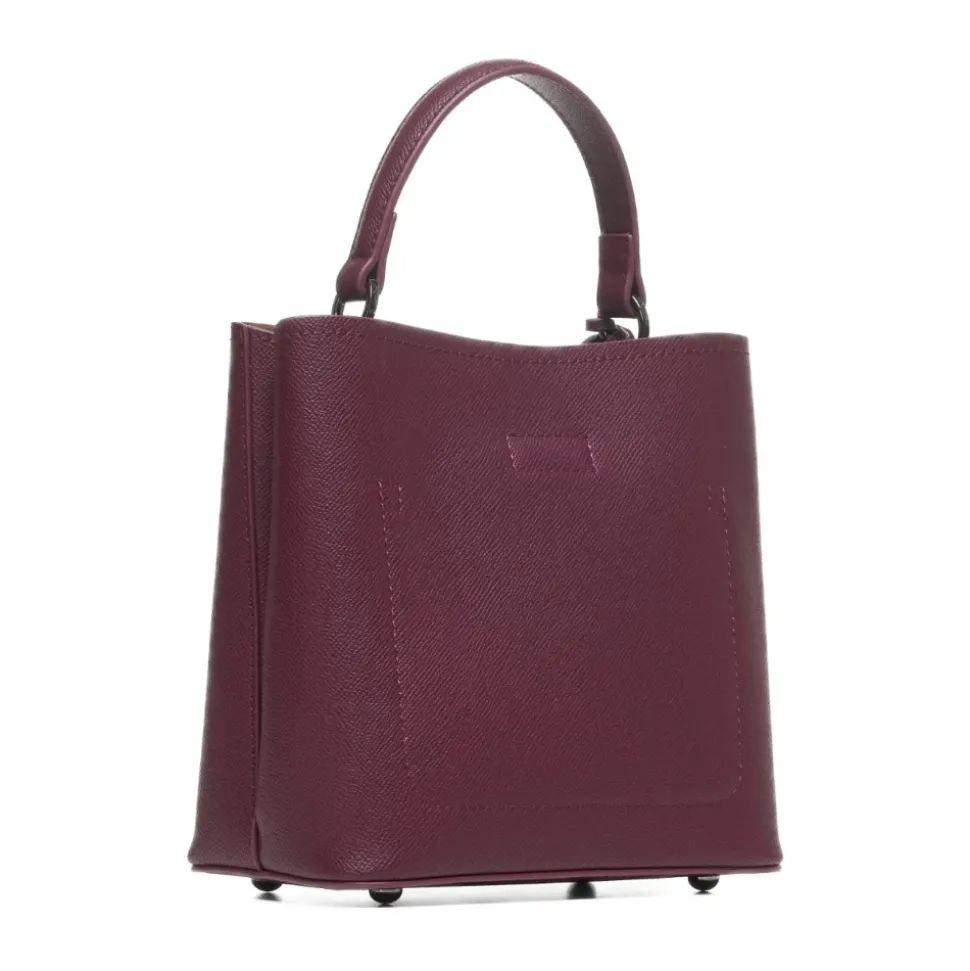 Shopper Squadrata Effetto Saffiano