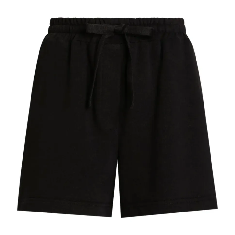 Shorts en molleton avec broderie DG