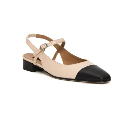Slingback Pelle Shoes
