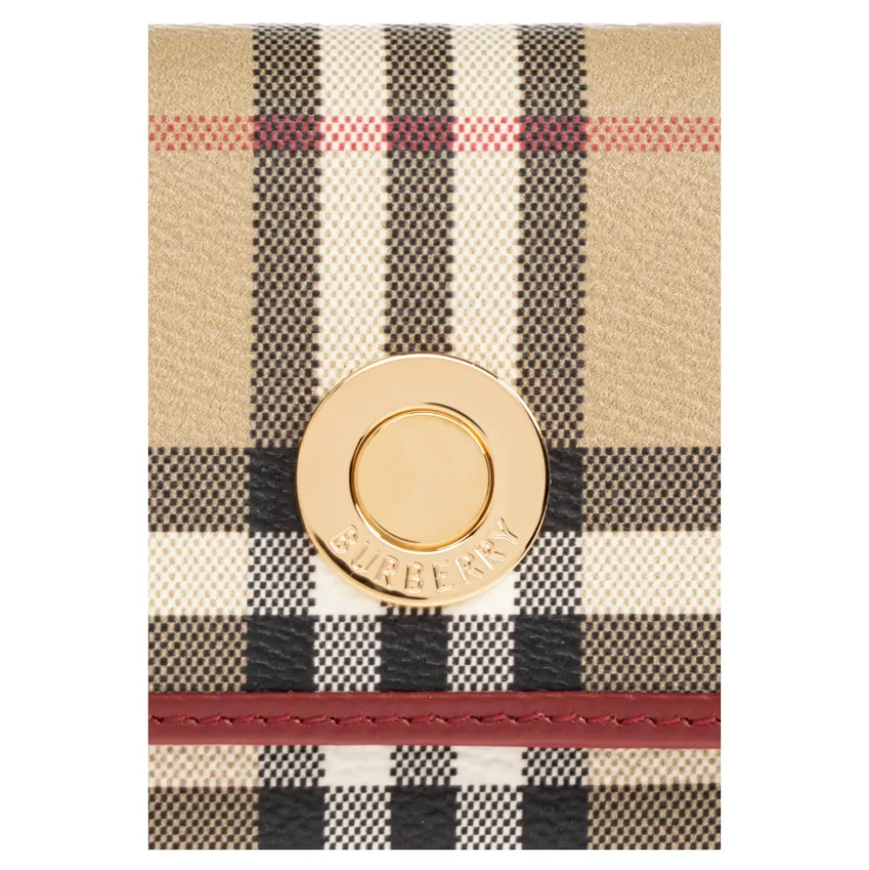 Small Check Folding Wallet