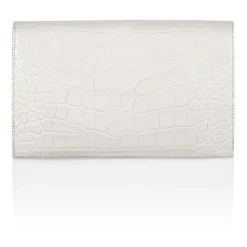 Small Croco Embossed Clutch Eagle