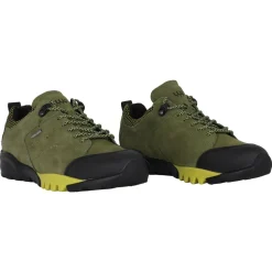 Sneaker de marche imperméable vert pour femmes