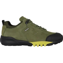 Sneaker de marche imperméable vert pour femmes