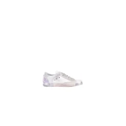 Sneakers avec logo et dessus en cuir
