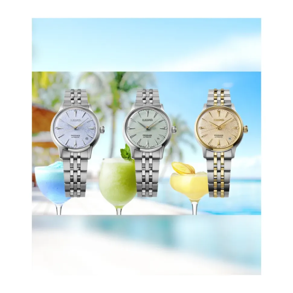 SRPL61J1 - Montre PRESAGE Cocktail Automatique 3 aiguilles date