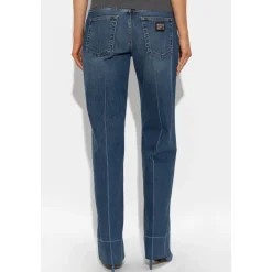 Straight-leg jeans