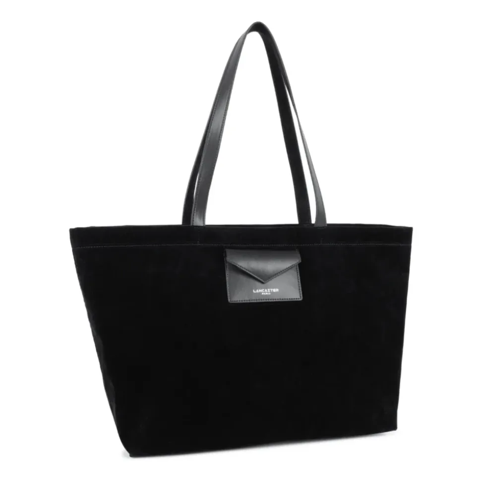 Suédine KBA Grand Sac Cabas Zippé Épaule