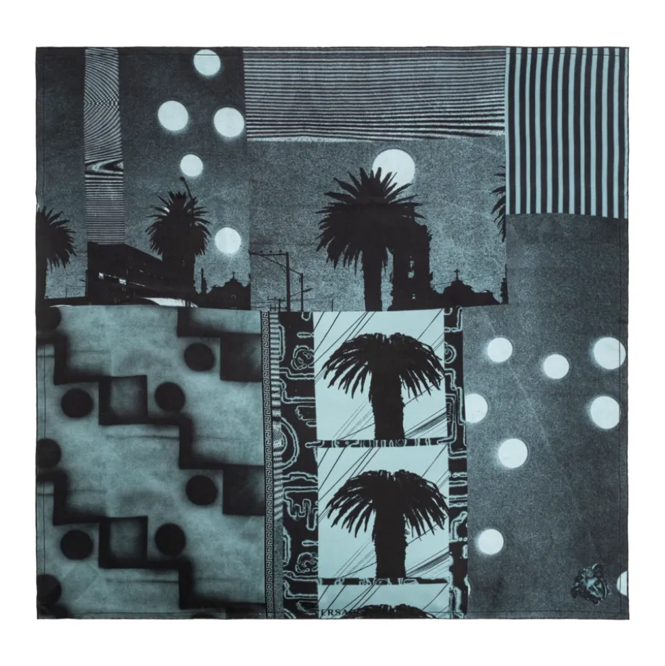 Sunset Palms Silk Scarf