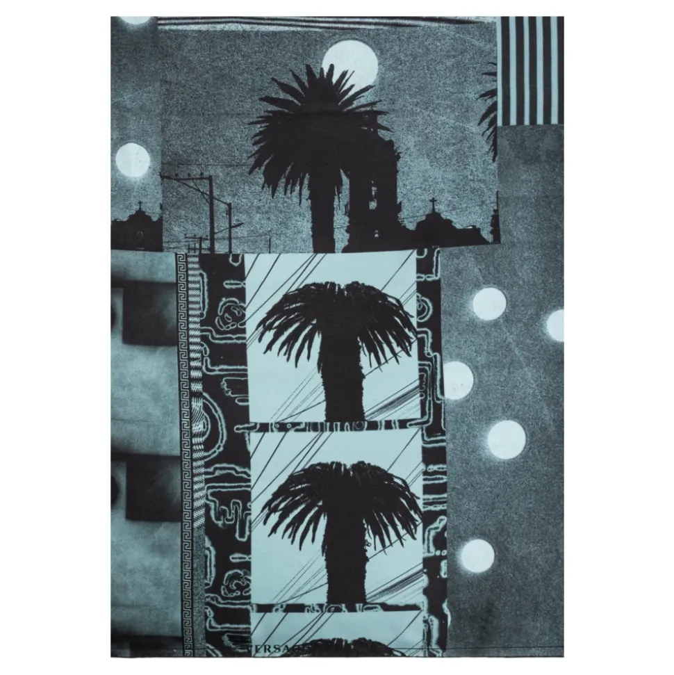 Sunset Palms Silk Scarf