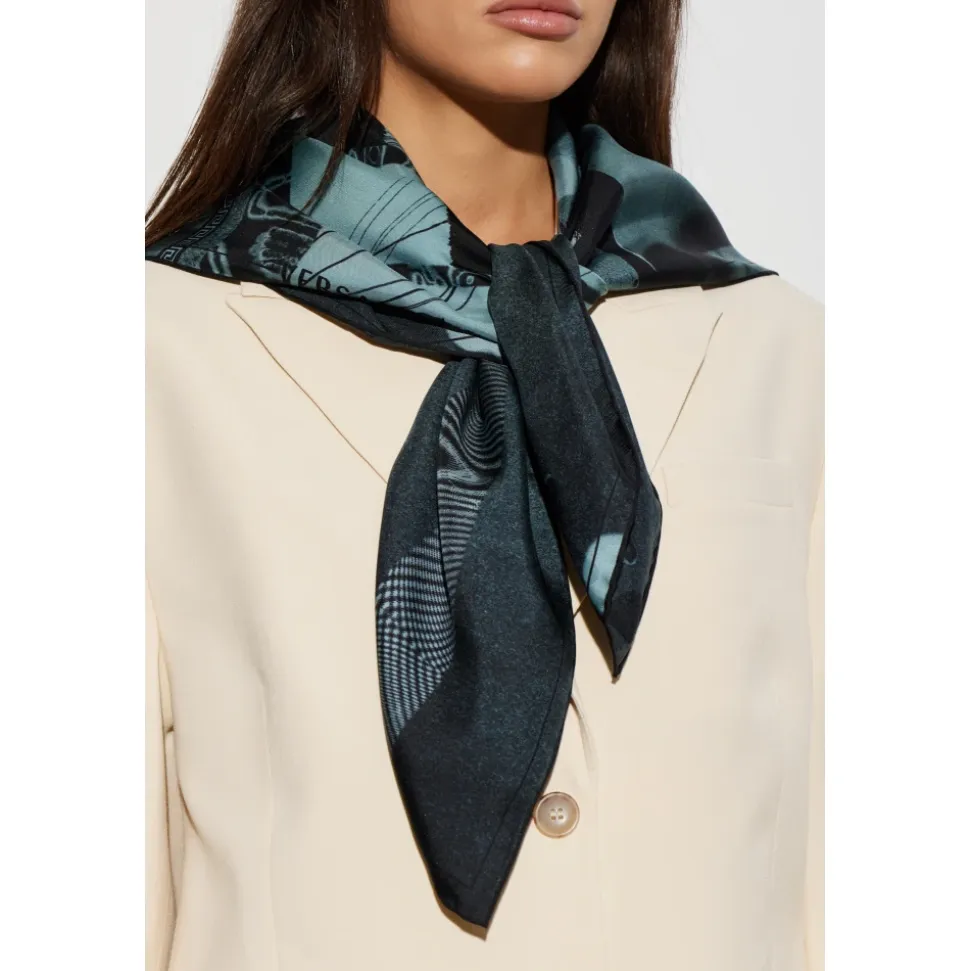 Sunset Palms Silk Scarf