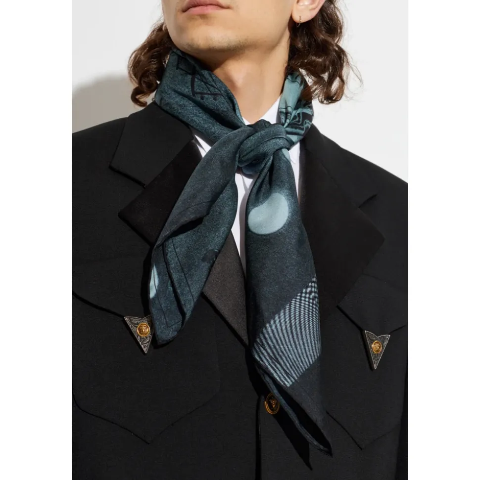 Sunset Palms Silk Scarf