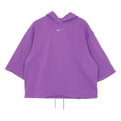 Sweat à Capuche Manches Courtes French Terry