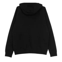 Sweat à capuche noir et blanc avec poche kangourou