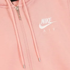 Sweat à Capuche Rose Glaze/Blanc Sportswear Air Top Polaire