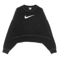 Sweat-shirt à col rond court