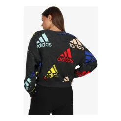 Sweatshirt court à logo essentiel multicolore
