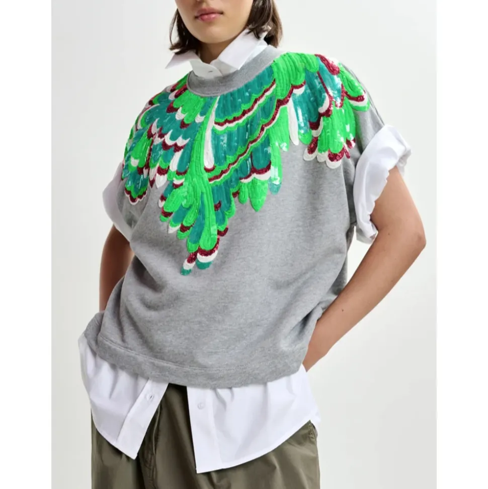 Sweatshirt en coton