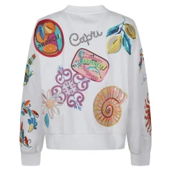 Sweatshirt en coton coupe ample