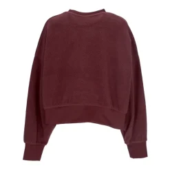 Sweat-shirt ras du cou court et moelleux Mod