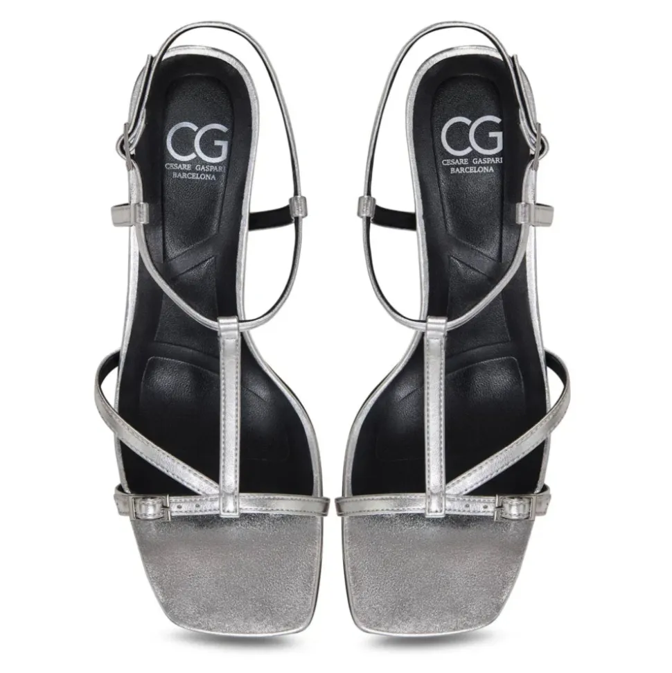 Talons Brillants à Bride - Argent