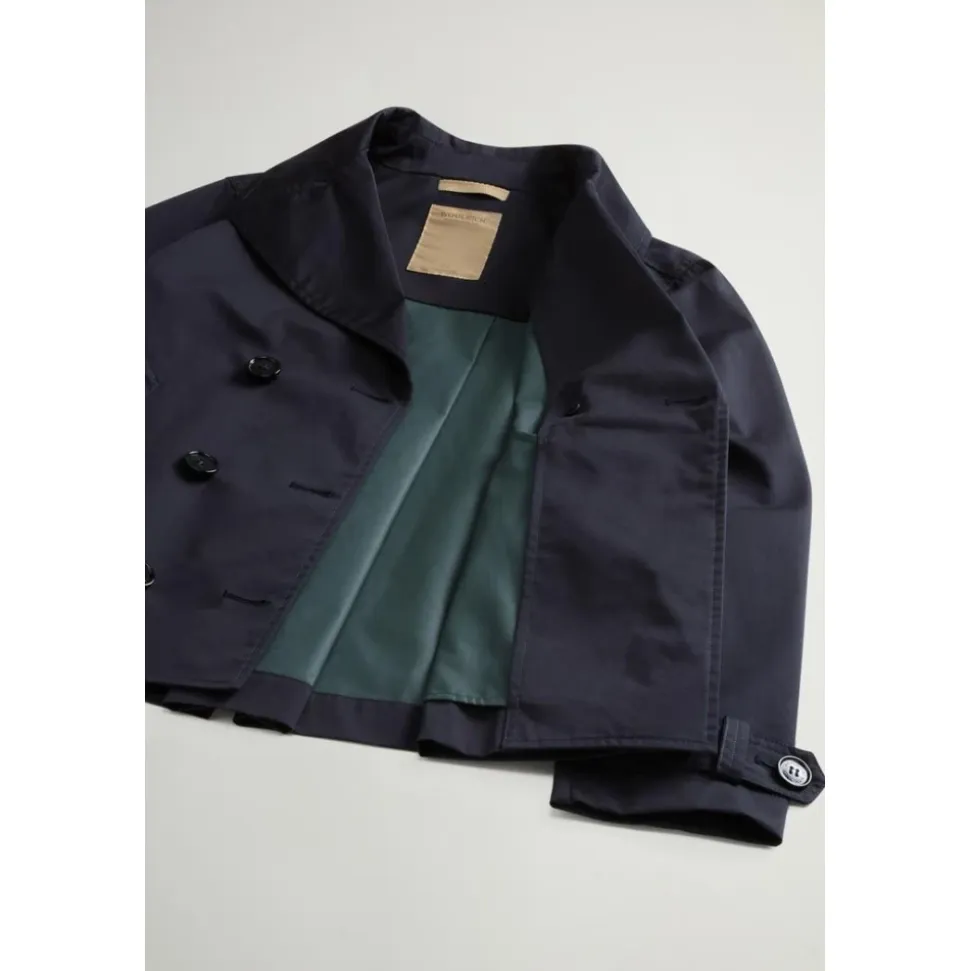 Tech Cotton Peacoat
