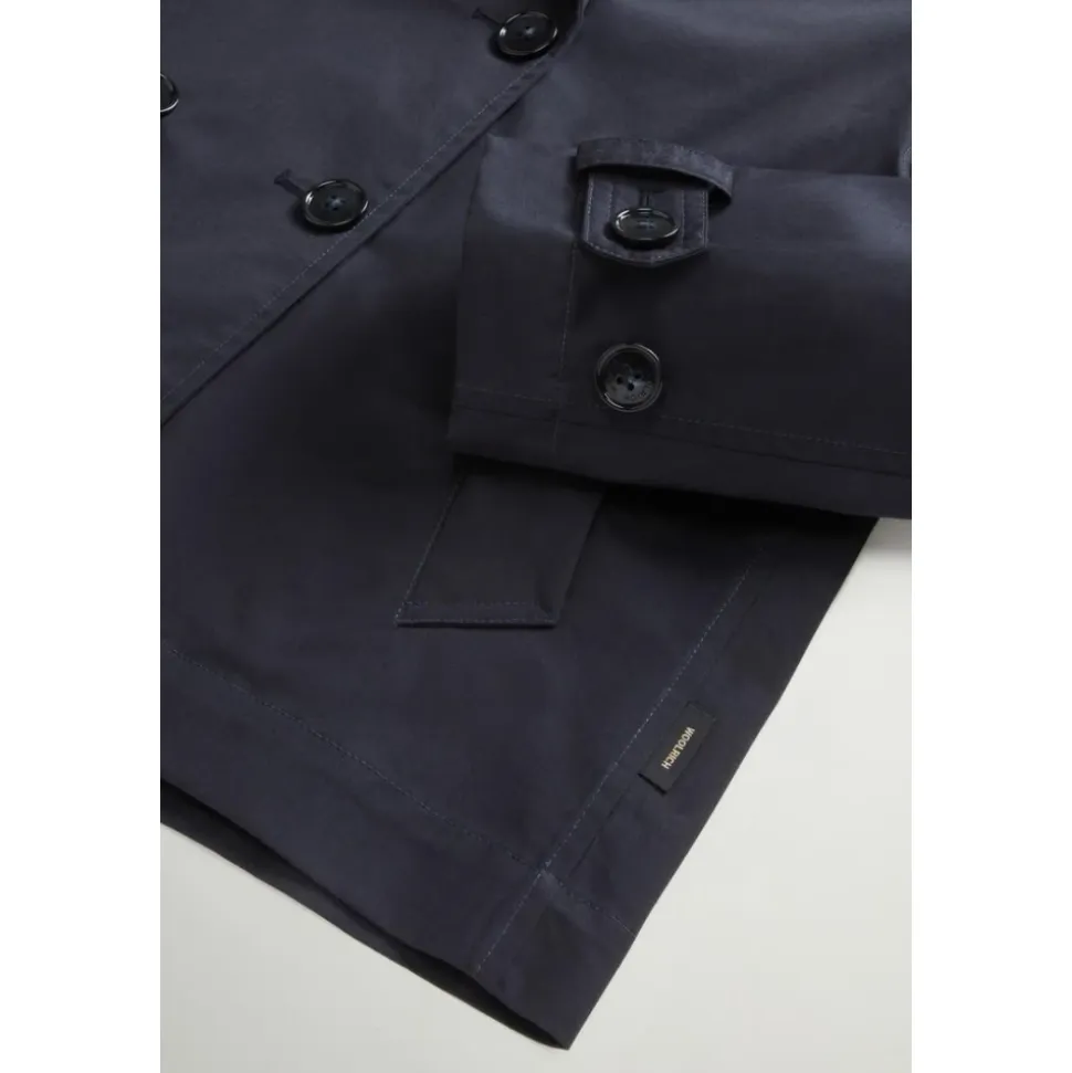 Tech Cotton Peacoat