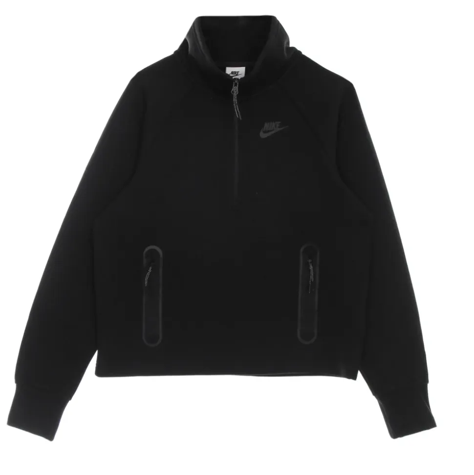 Tech Fleece Sweatshirt Col Roulé Noir