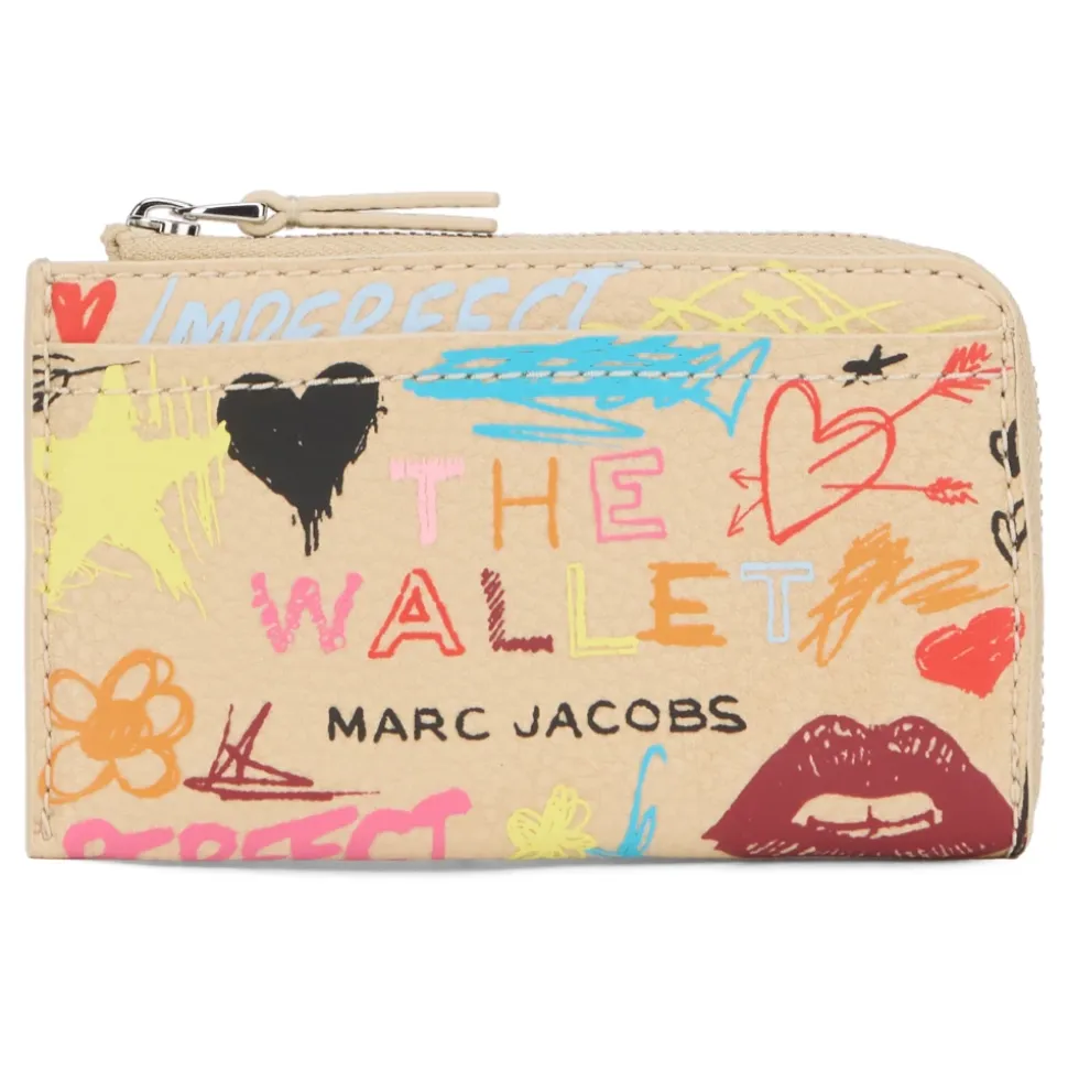The Punk Scribble Top Zip Multi Wallet