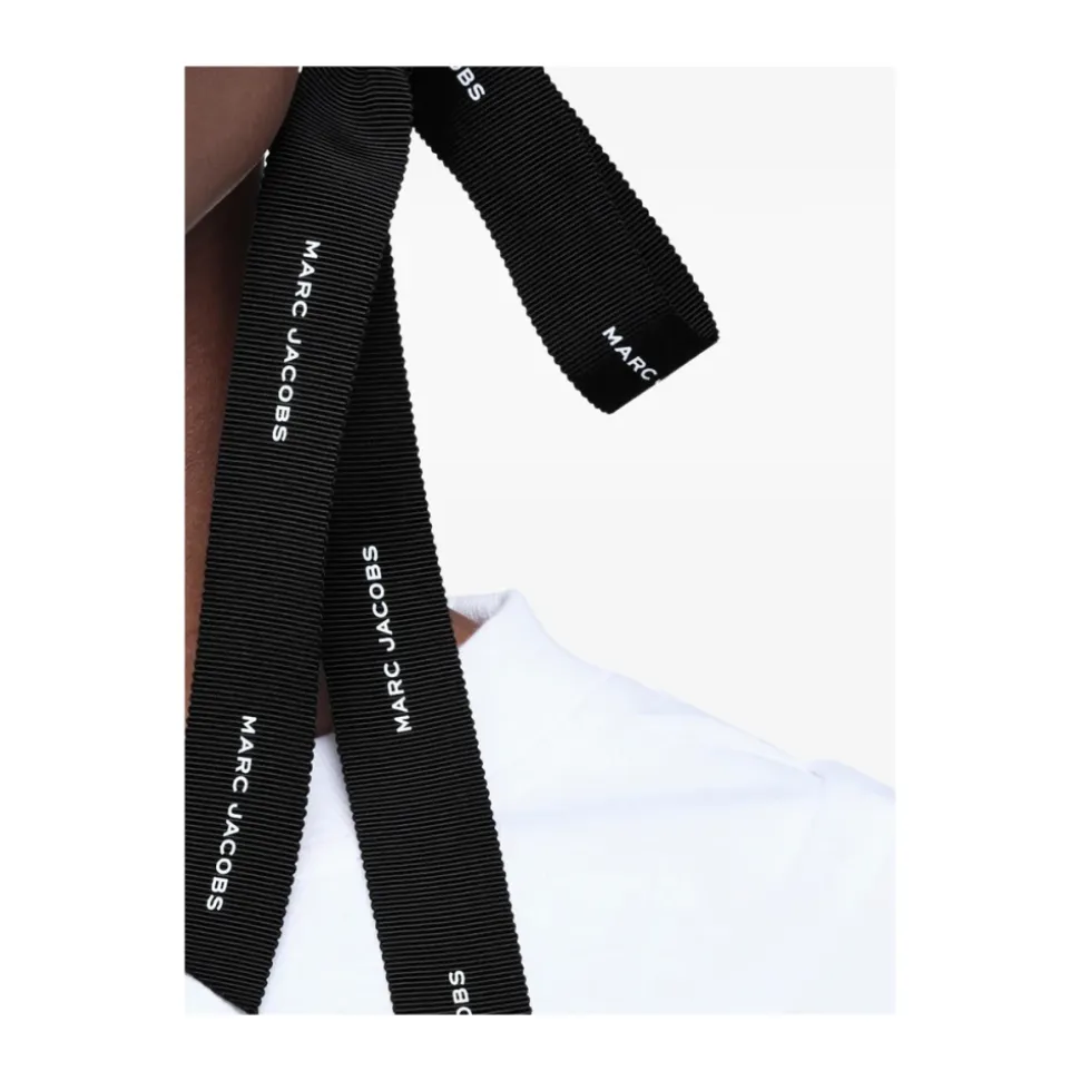 The Ribbon logo-print grosgrain earrings
