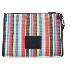 The Stripe Mesh Large Pouch