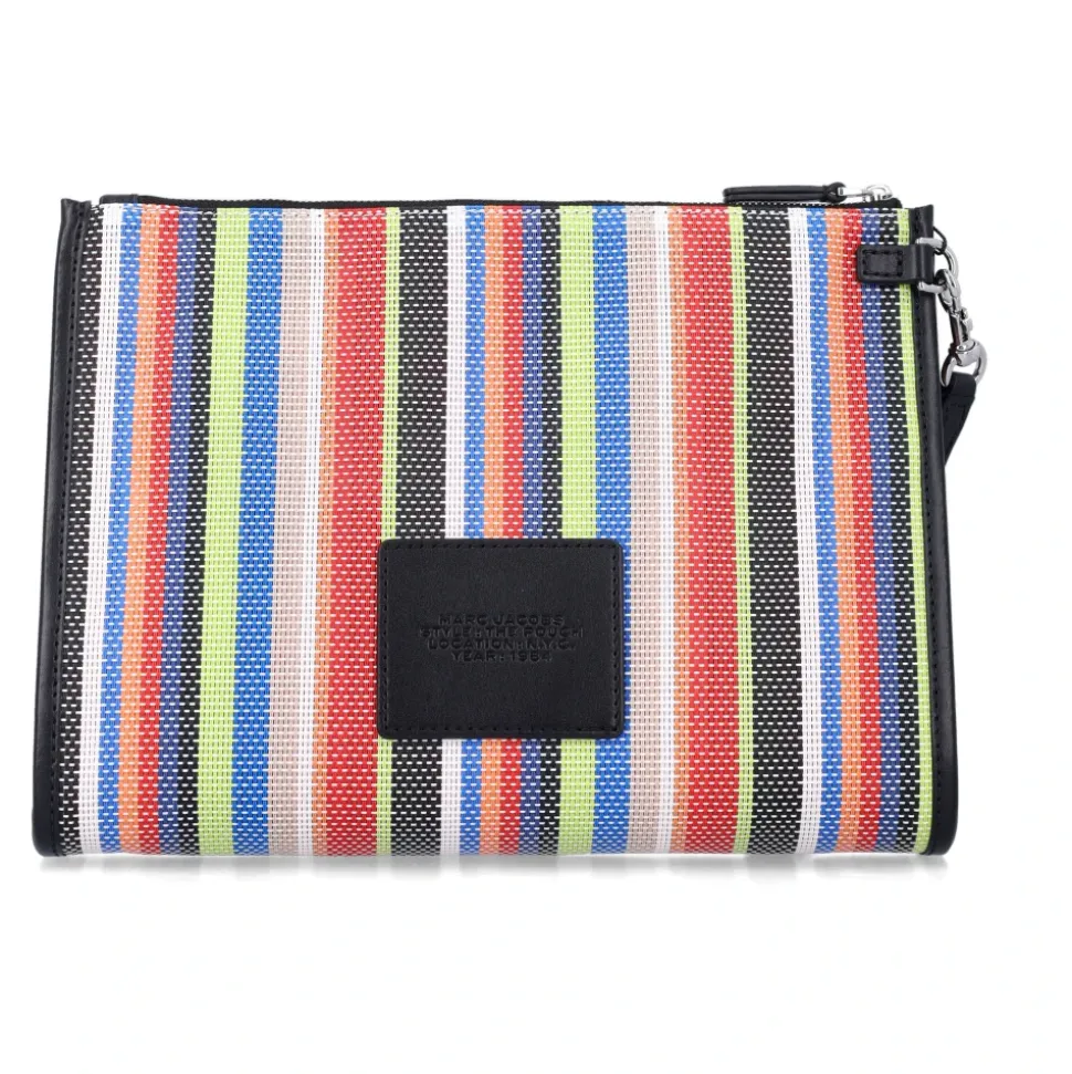 The Stripe Mesh Large Pouch