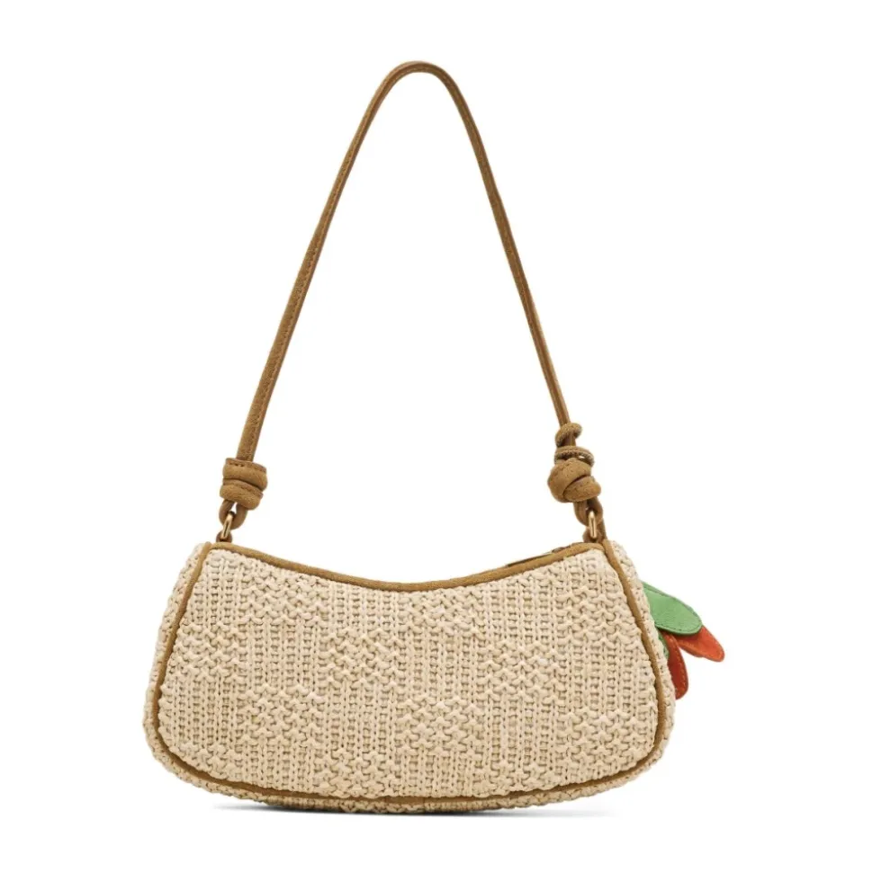 The Summer Woven Charm Shoulder Bag