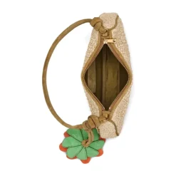 The Summer Woven Charm Shoulder Bag