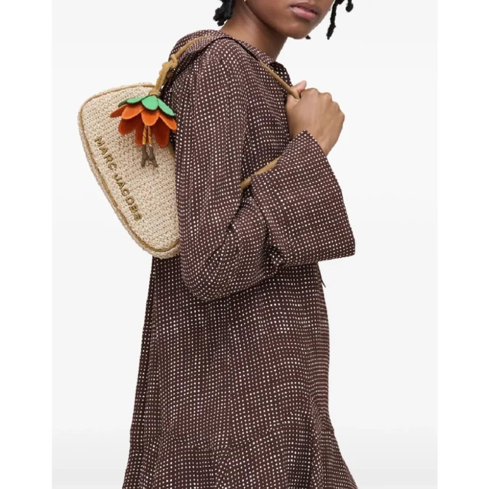 The Summer Woven Charm Shoulder Bag