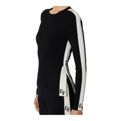 Top en viscose avec bandes brillantes