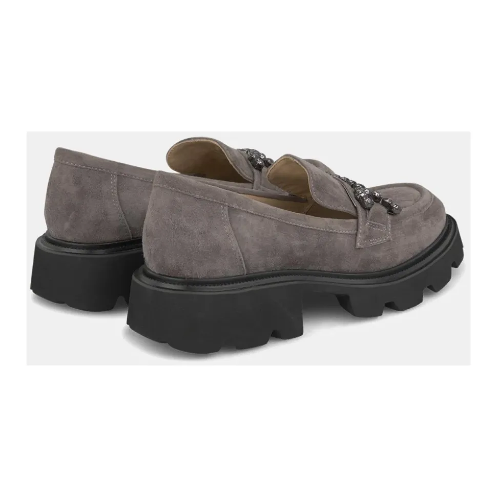 Trace de semelle mocassin